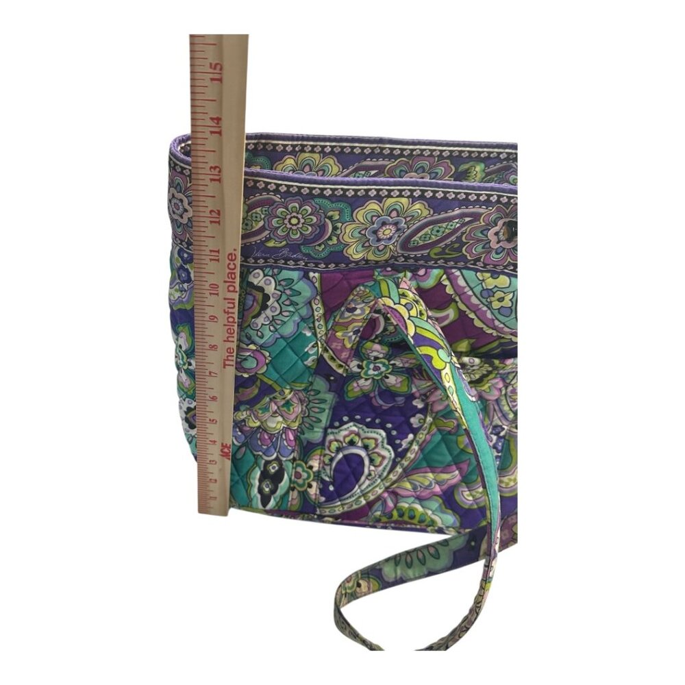 Vera Bradley Signature Laptop Tote Bag Multicolored Paisley Print - Picture 12 of 14